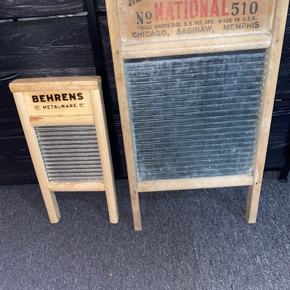 Behrens Metalware Washboard Set